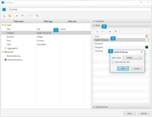 Advanced options – Memento Database Help