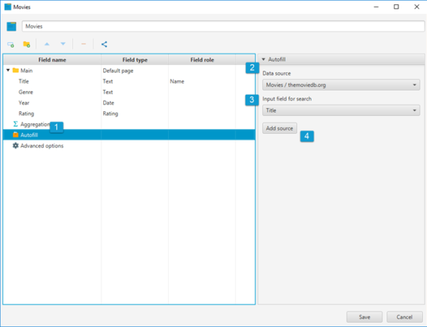 Autofill – Memento Database Help