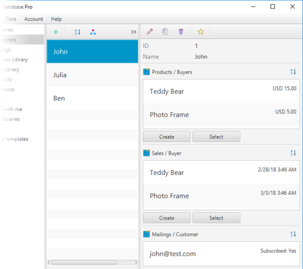 Linked fields – Memento Database Help