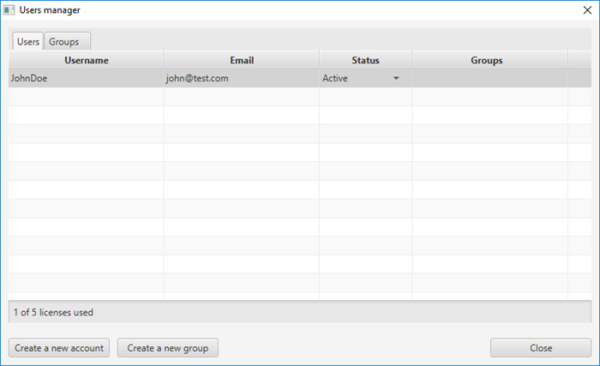 Users – Memento Database Help