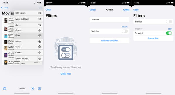 Filters – Memento Database Help