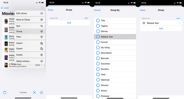 Groups – Memento Database Help