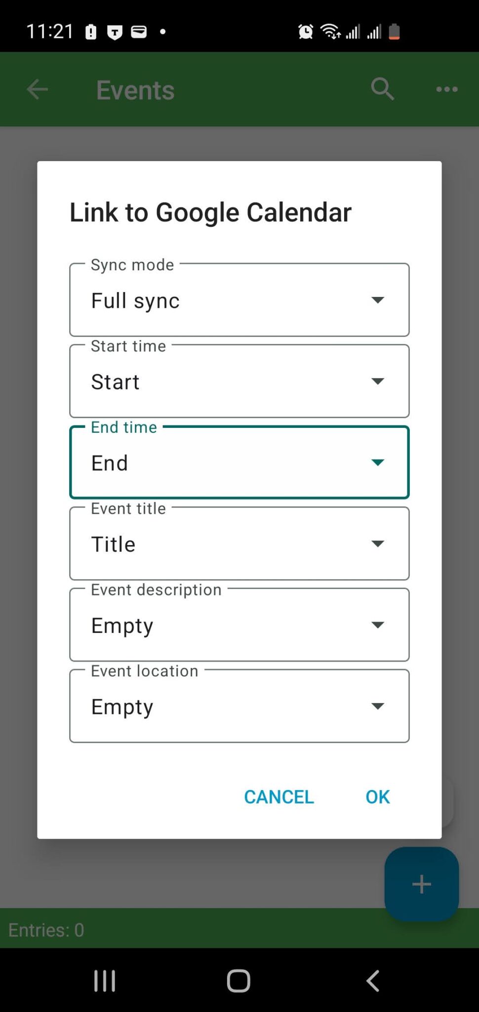 Syncing data with Google Calendar – Memento Database Help